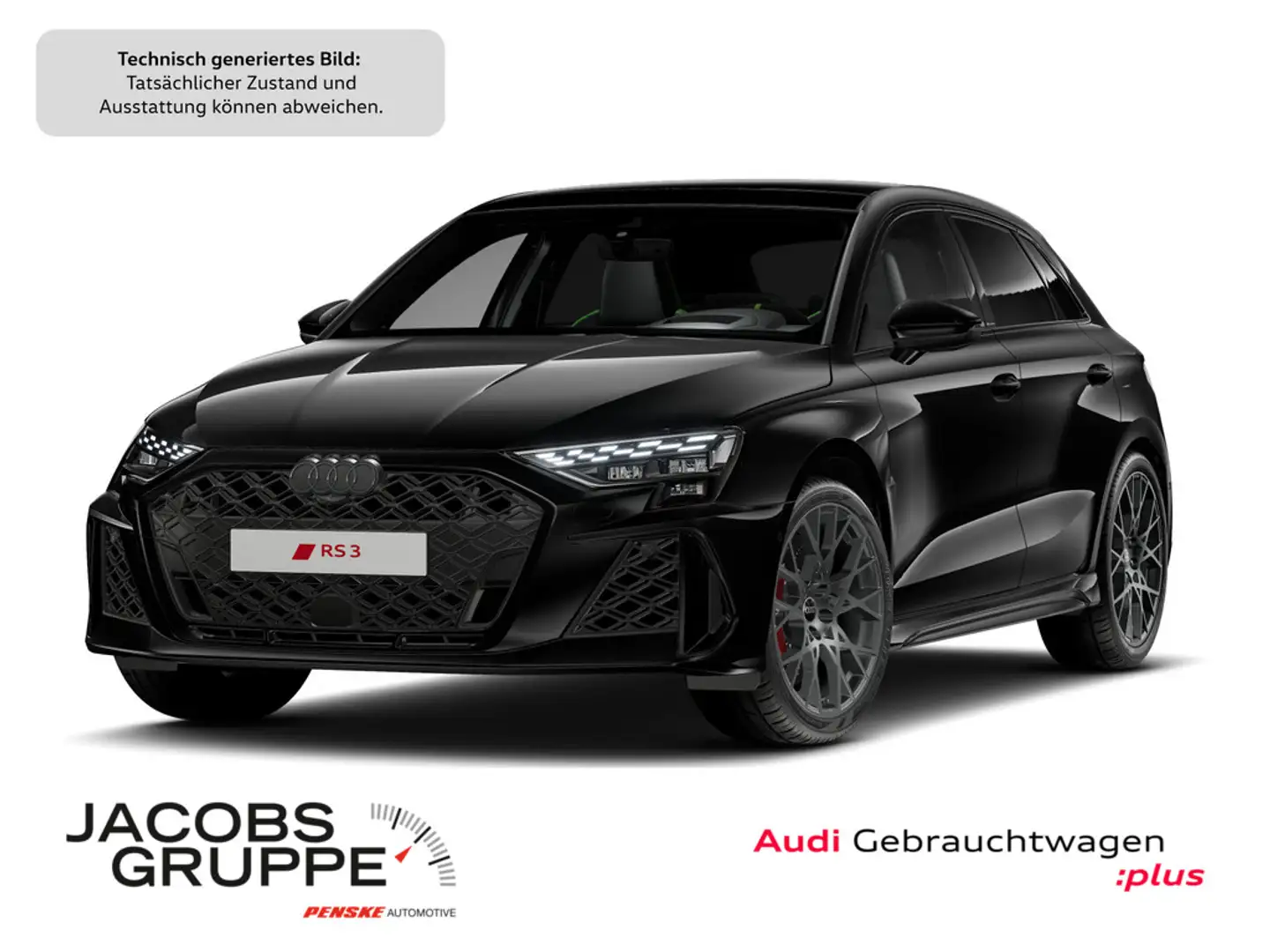 Audi RS3 Sportback 2.5 TFSI quattro Sportabgas/HUD/Pano/Matrix/Kamera/Sonos Schwarz - 1