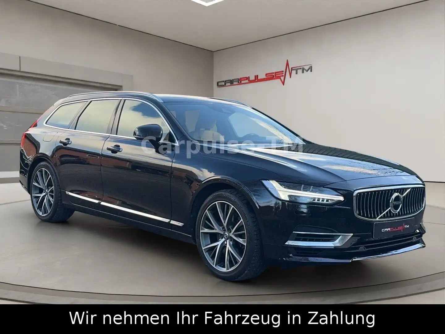 Volvo V90 T8 Kombi Inscription Plug-In Hybrid AWD-AHK Schwarz - 2