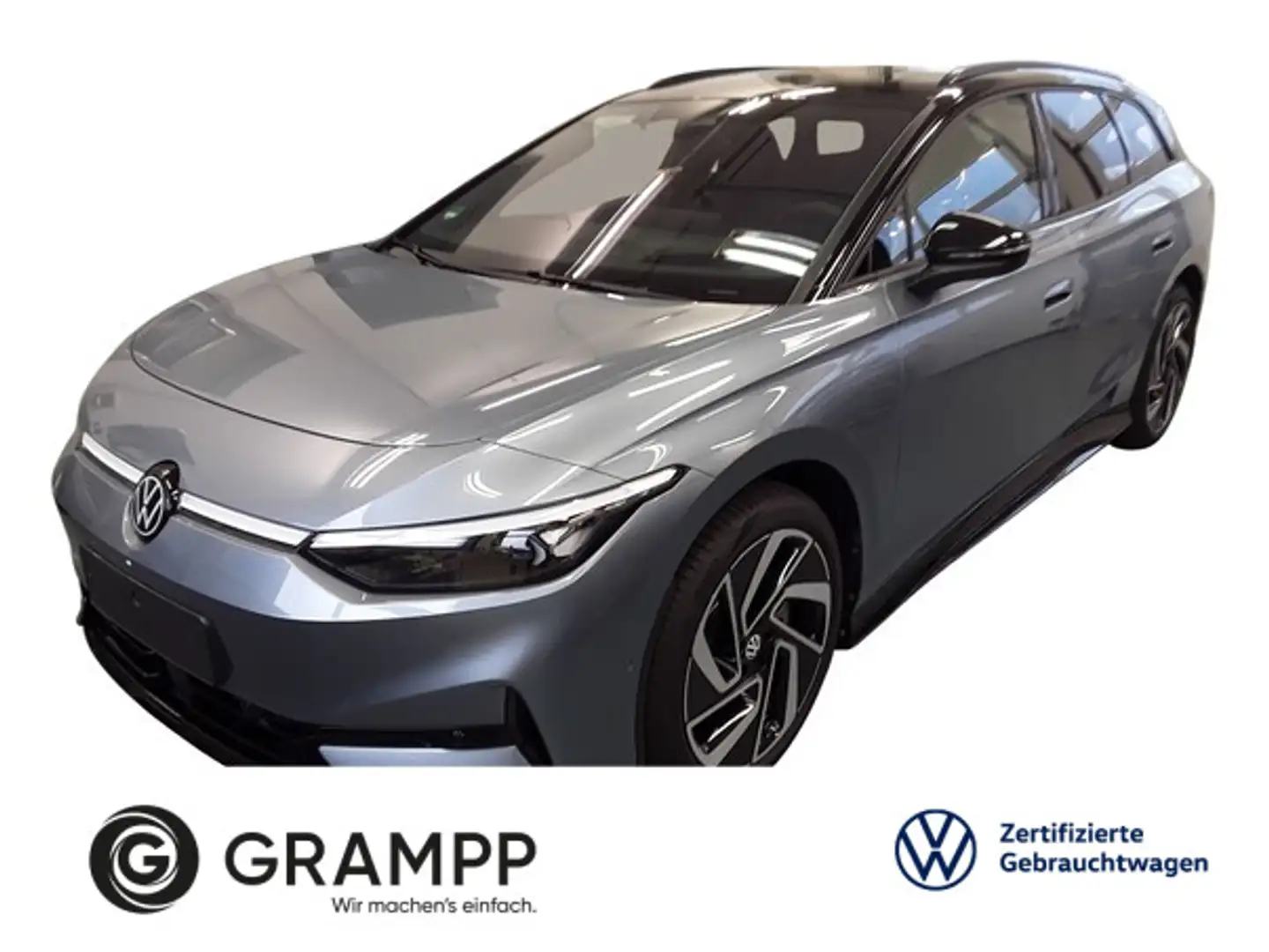 Volkswagen ID.7 Tourer Pro +CCS+WÄRMEPUMPE+AHK+MATRIX+360°+ Blau - 1