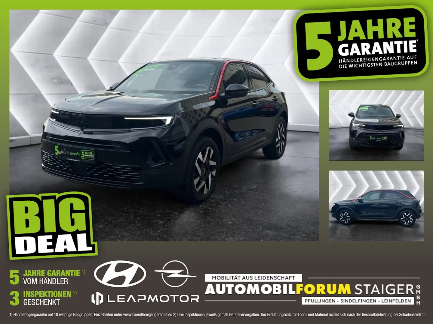Opel Mokka-E Mokka e GS Line 5 Jahre Garantie BigDeal Black - 1