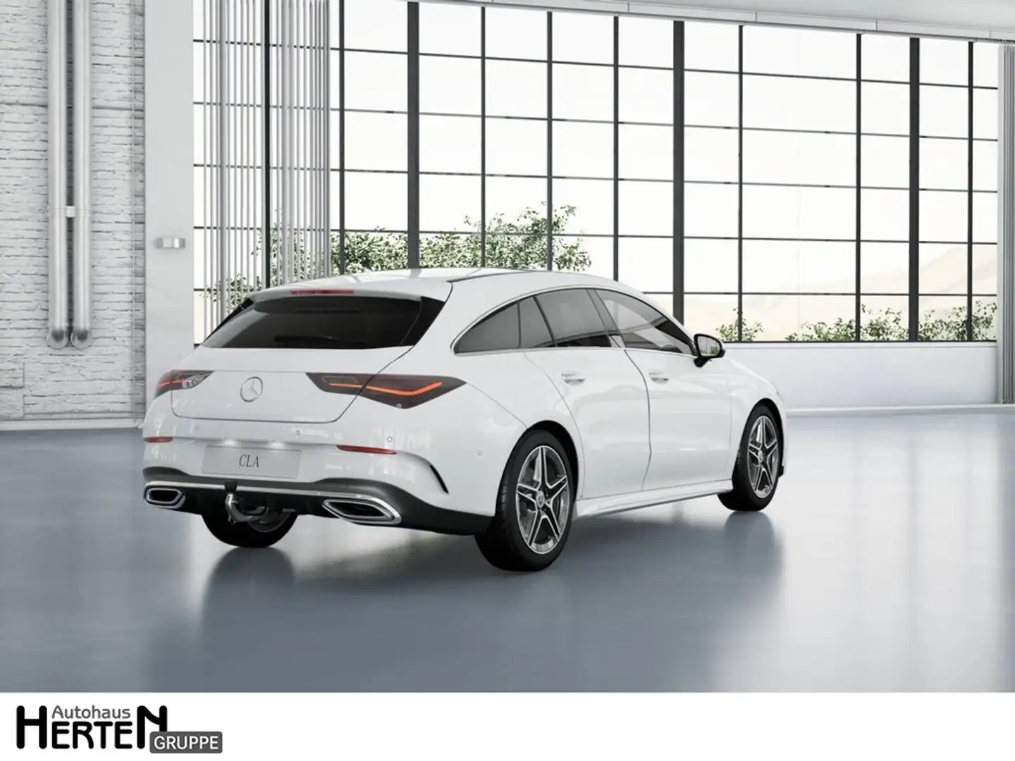 Mercedes-Benz CLA 200 d SB+AMG+PANO+MULTIBEAM+360°+AHK+KEYLESS Weiß - 2