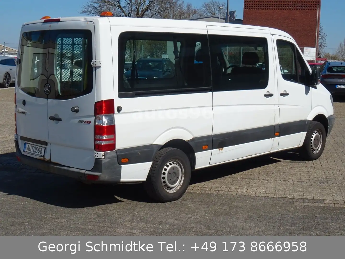 Mercedes-Benz Sprinter II 311 CDI Rollstuhl BEHINDERTEN RAMPE Weiß - 2