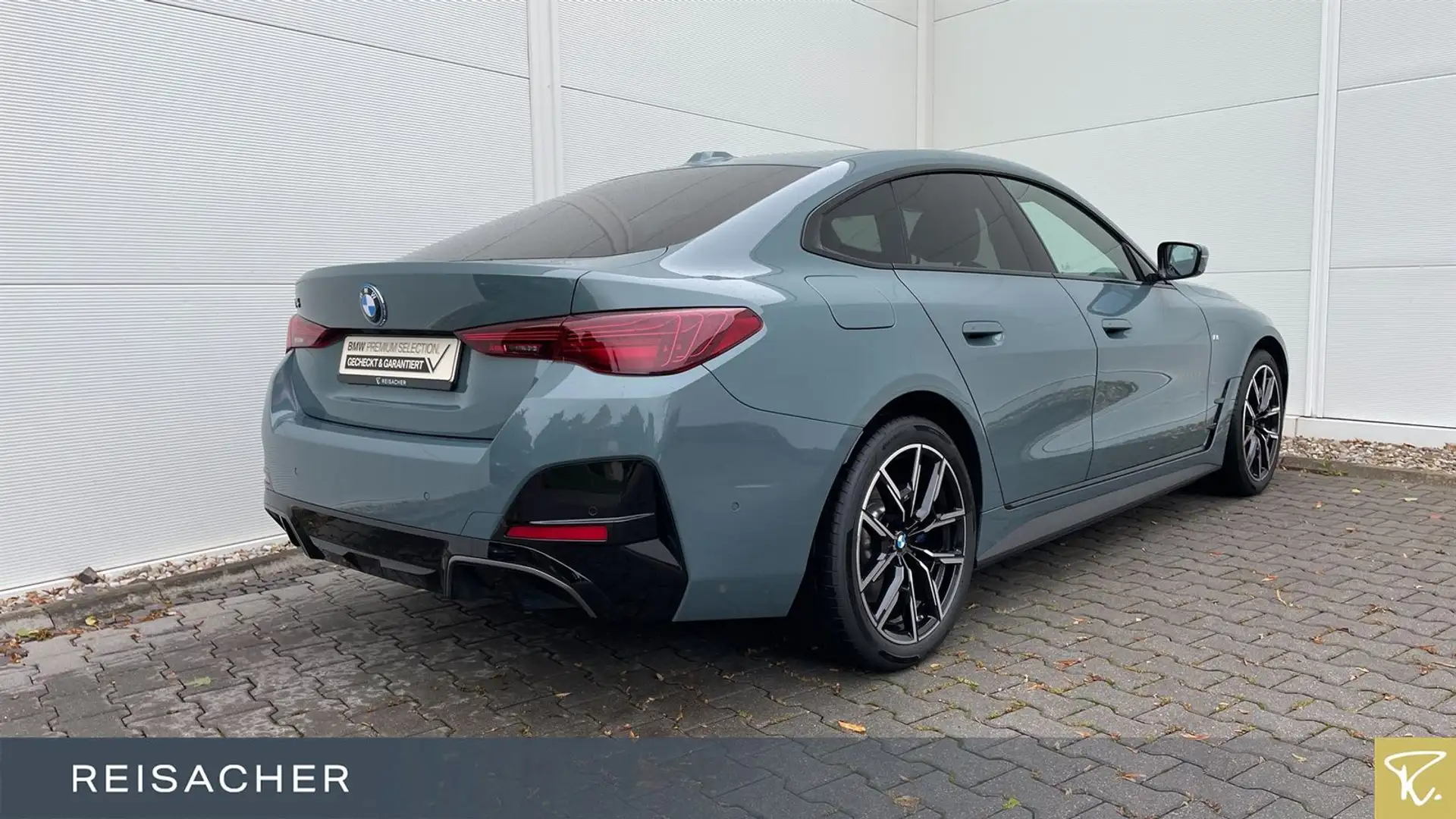 BMW 440 i4 eDrive40 Gran Coupé M Sport,AHK,DAPro.360° Grün - 2
