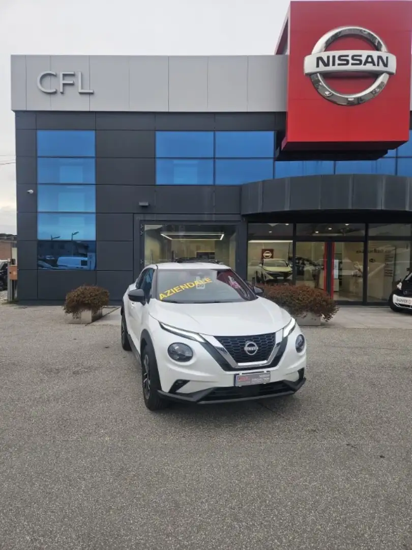 Nissan Juke 1.0 DIG-T 114 CV N-Connecta Weiß - 1