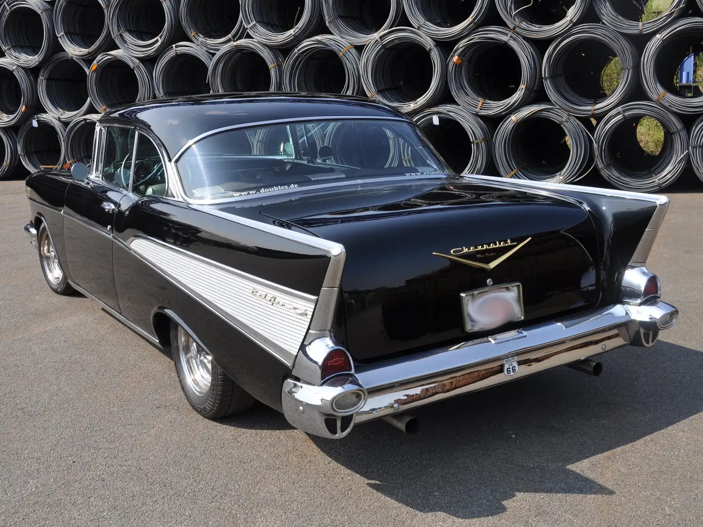 Chevrolet Bel Air 2door Hardtop Coupé Siyah - 2