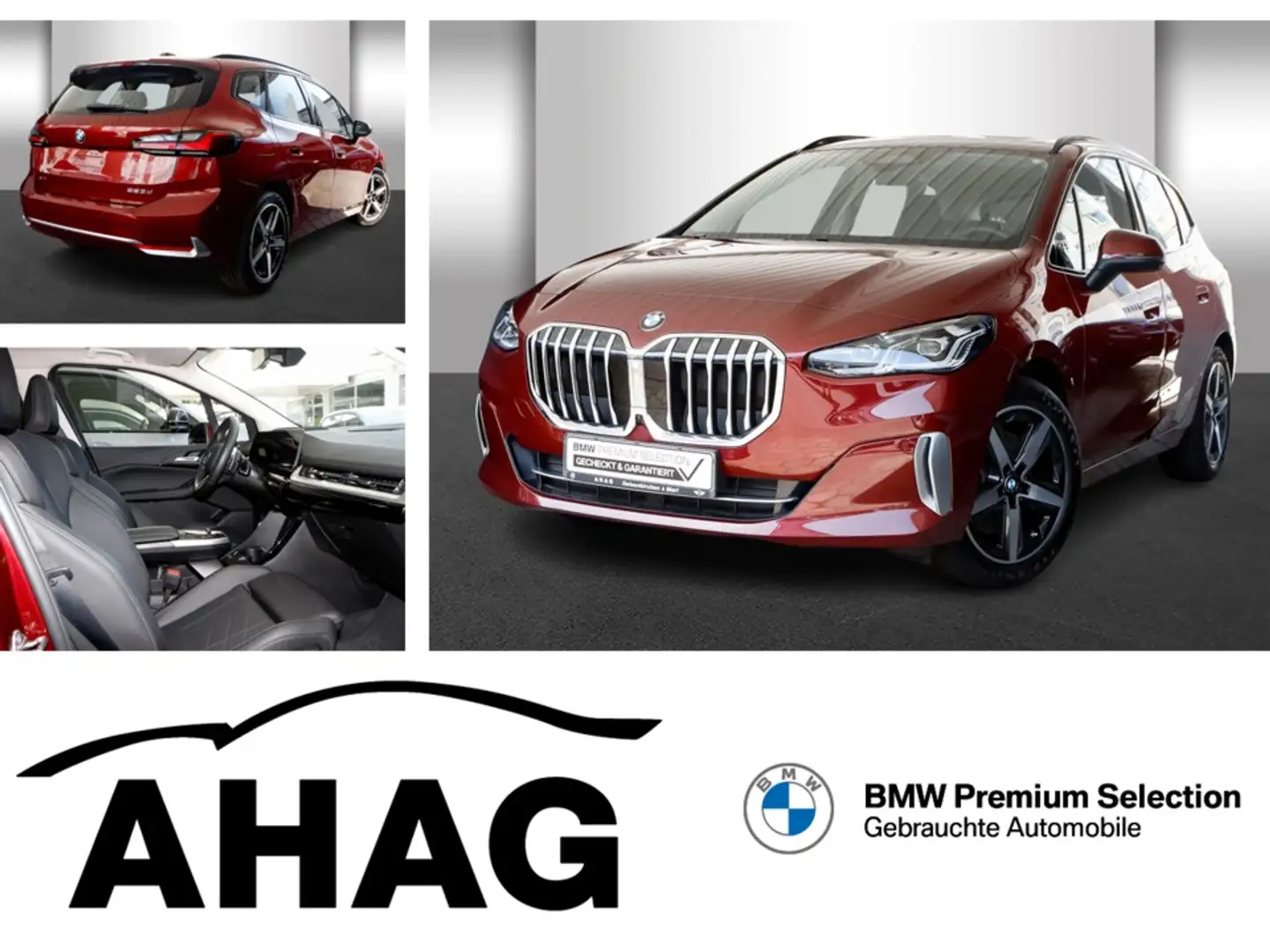 BMW 214 223d Active Tourer xDrive Steptronic DCT Luxury Li Červená - 1