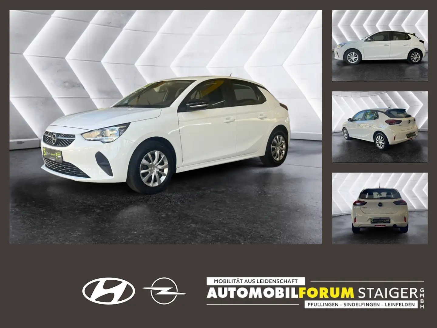 Opel Corsa F 1.2 Edition LM KAM SoundSys SHZ PDC Blanco - 1