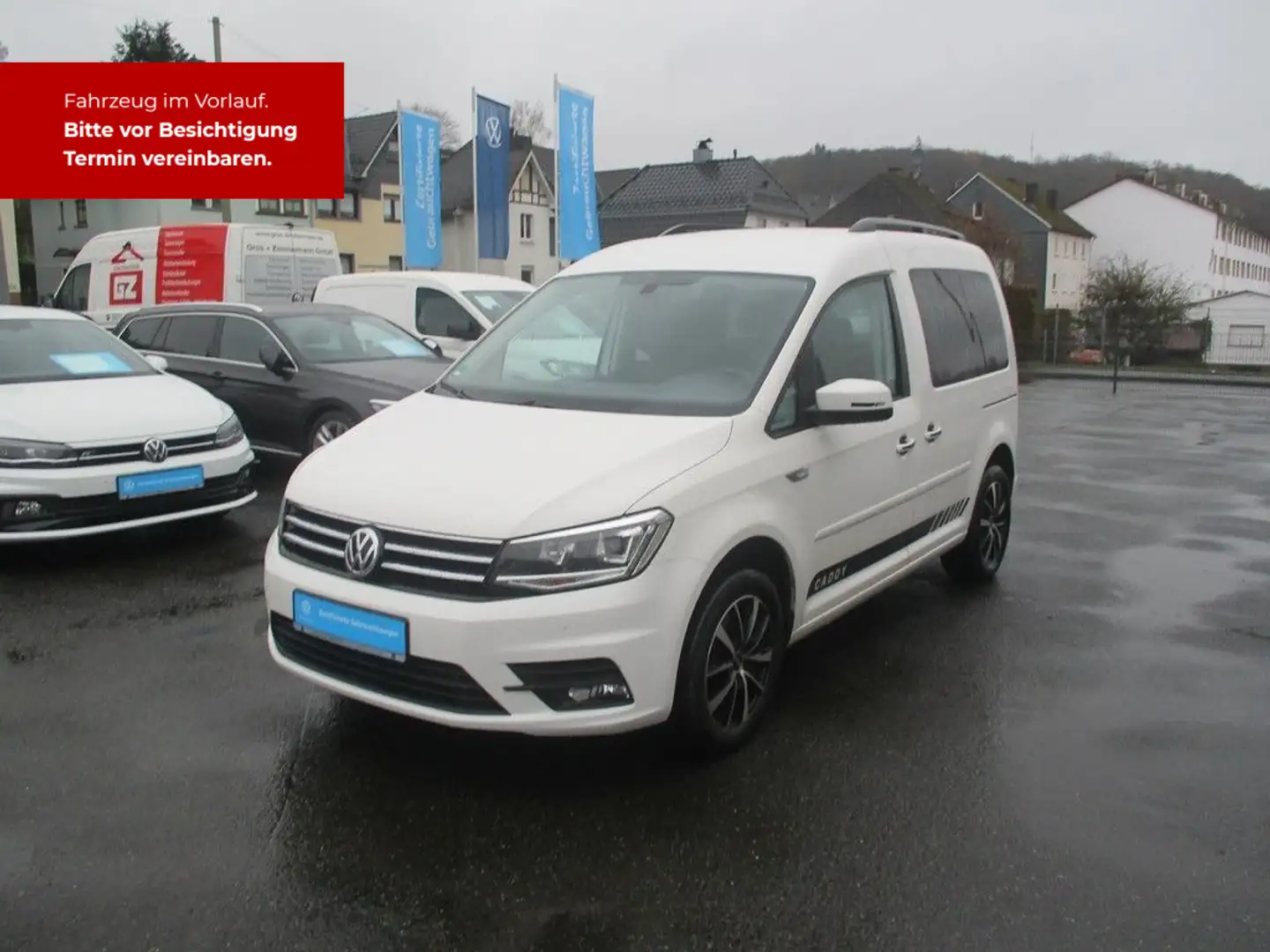 Volkswagen Caddy 2.0 TDI DSG Comfortline Xenon Navi Standhz Bianco - 2