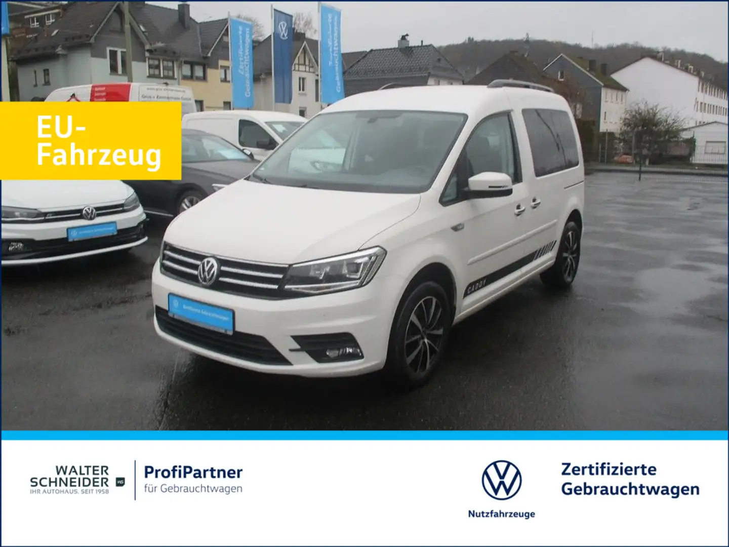 Volkswagen Caddy 2.0 TDI DSG Comfortline Xenon Navi Standhz Weiß - 1