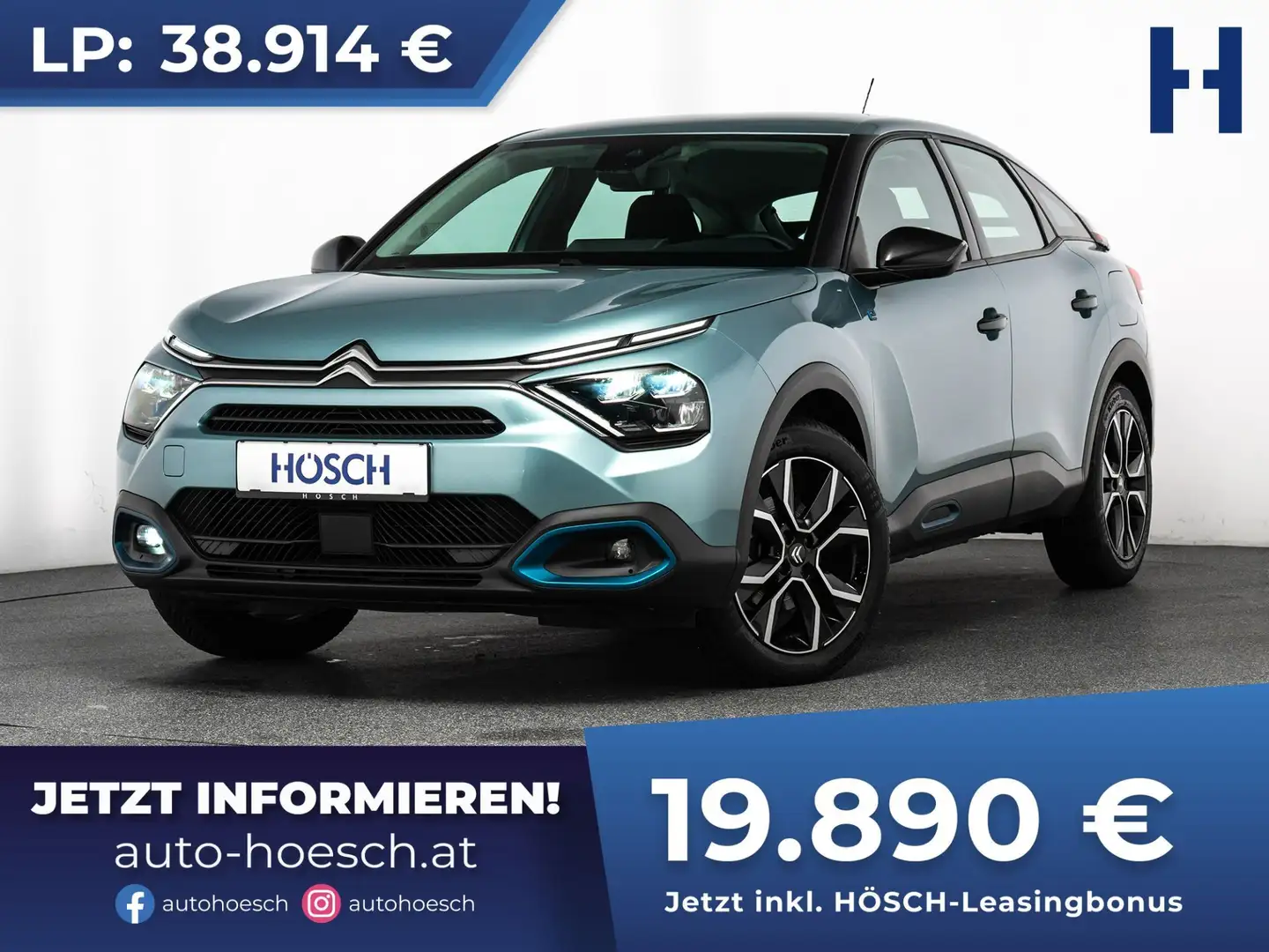 Citroen E-C4 Electric Feel 18" LED CARPLAY WENIG KM -49% Blu/Azzurro - 1