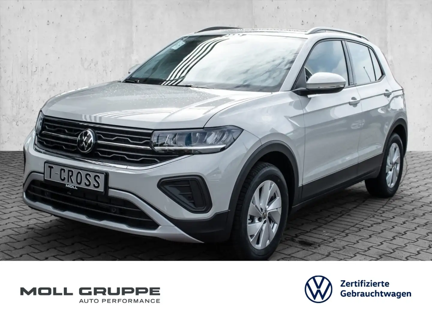 Volkswagen T-Cross Life 1.0 l TSI OPF 70 kW KLIMA KAM LED Grau - 1