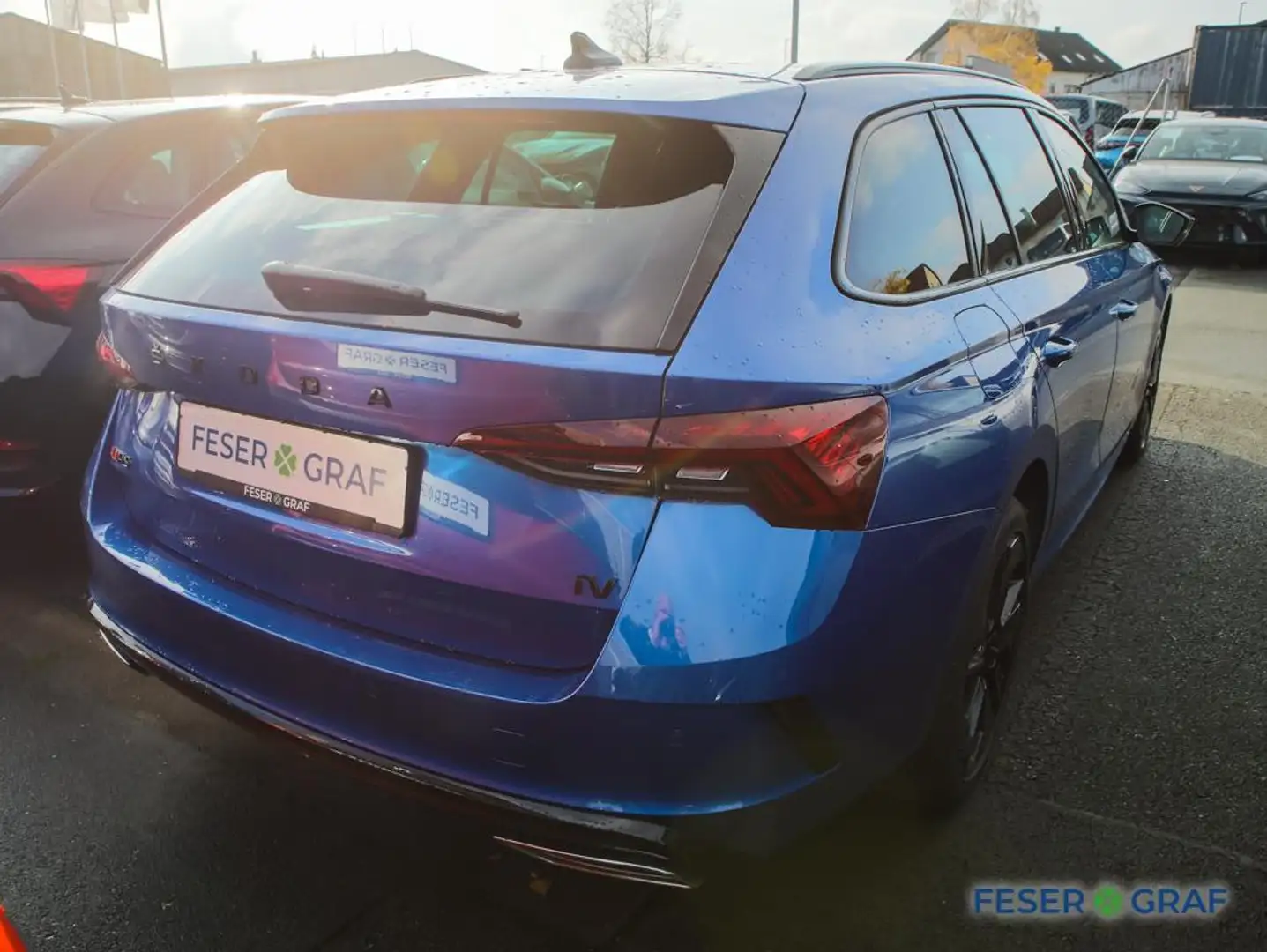 Skoda Octavia Combi RS iV 1.4 eTSI DSG Navi HUD LED SiHz Blau - 2