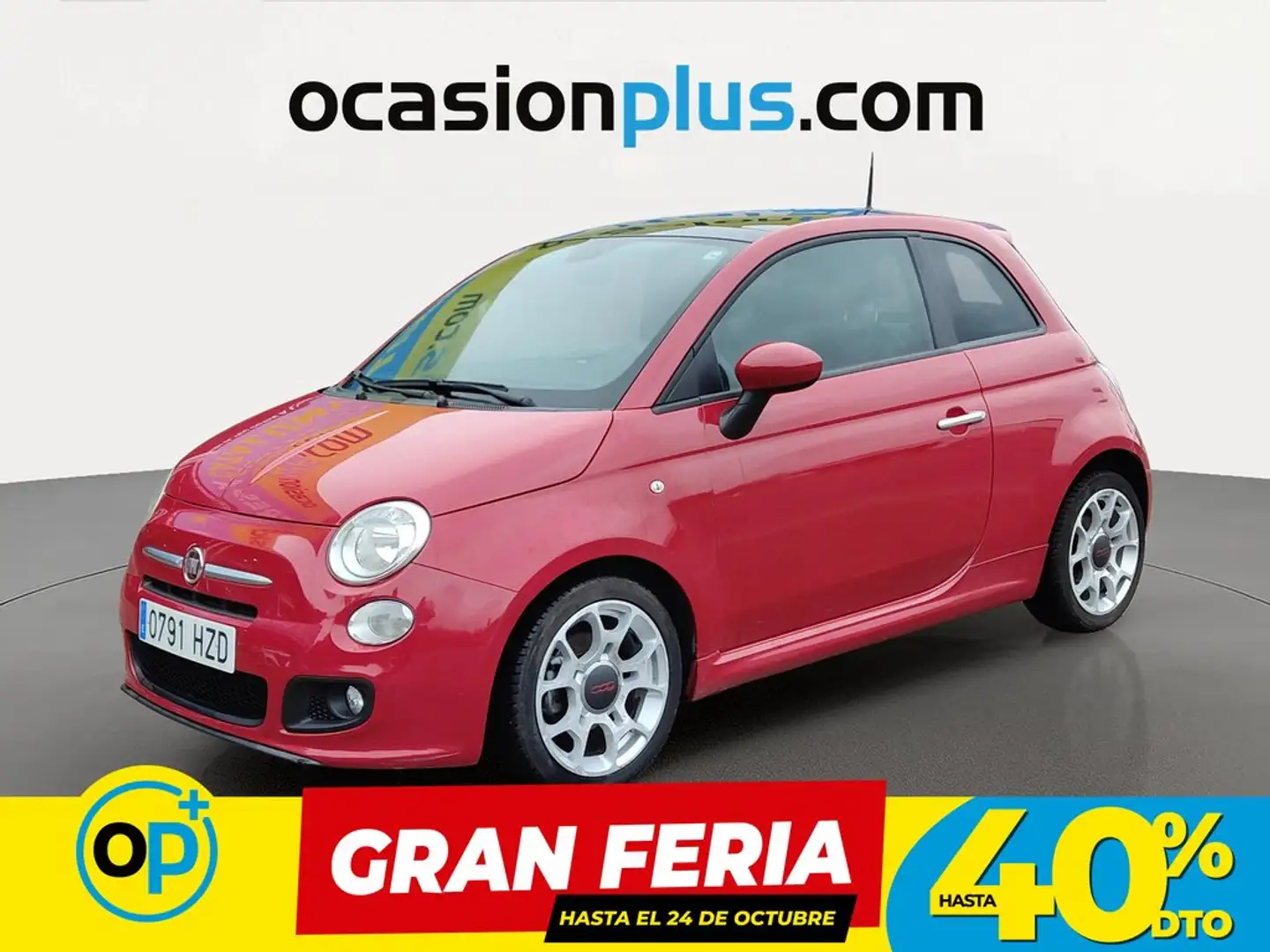 Fiat 500 0.9 T TwinAir GQ 105 Rojo - 1