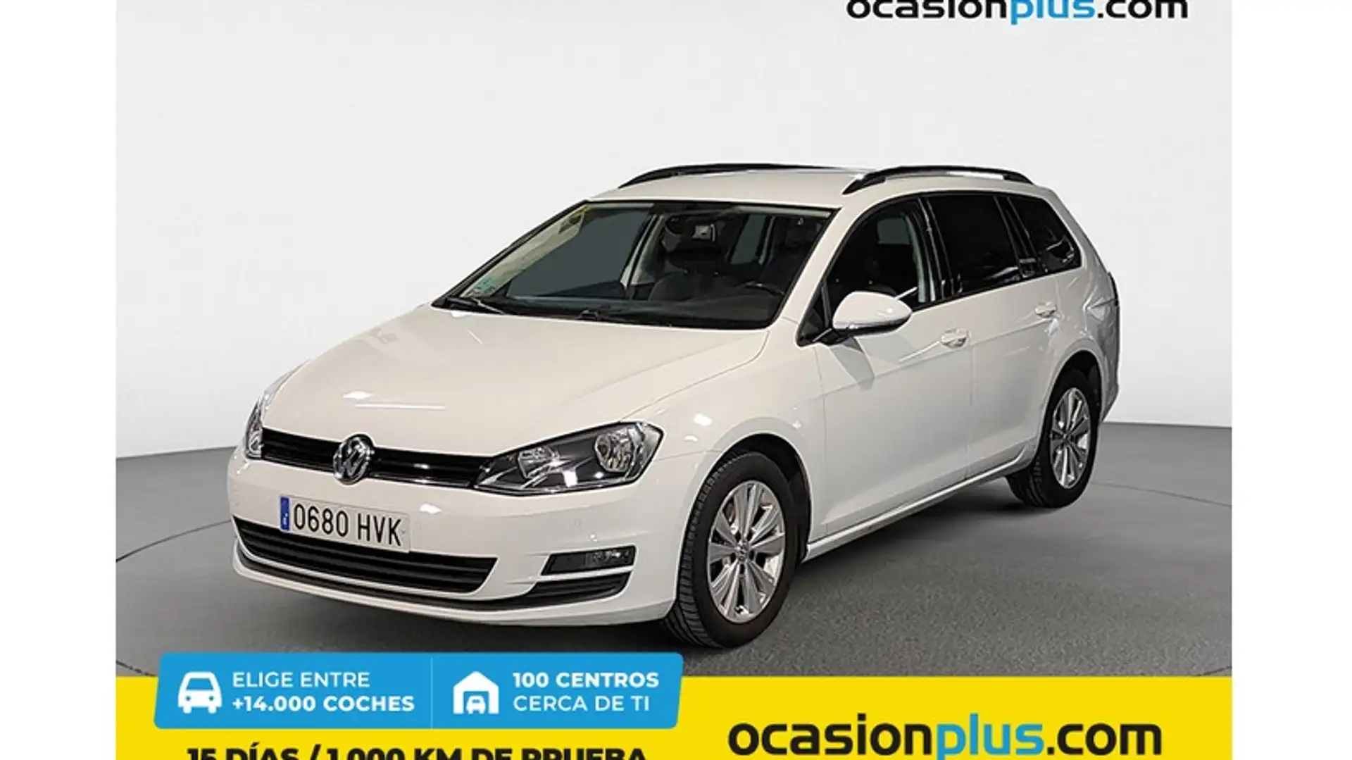 Volkswagen Golf Variant 1.4 TSI BMT Advance DSG 122 Blanc - 1