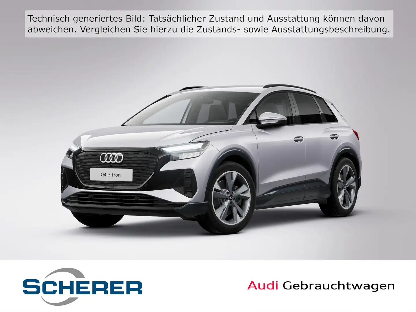 Audi Q4 e-tron e-tron 45 LED NAVI+ EPH+ AHK GRA SHZ Silber - 1