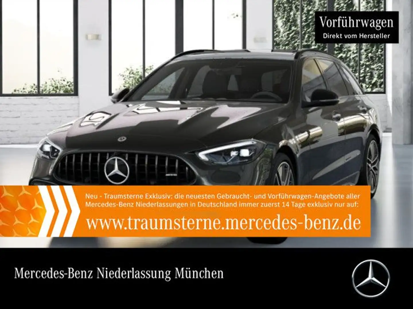 Mercedes-Benz C 43 AMG AMG T WideScreen Pano Distr. LED AHK Kamera PTS Gris - 1