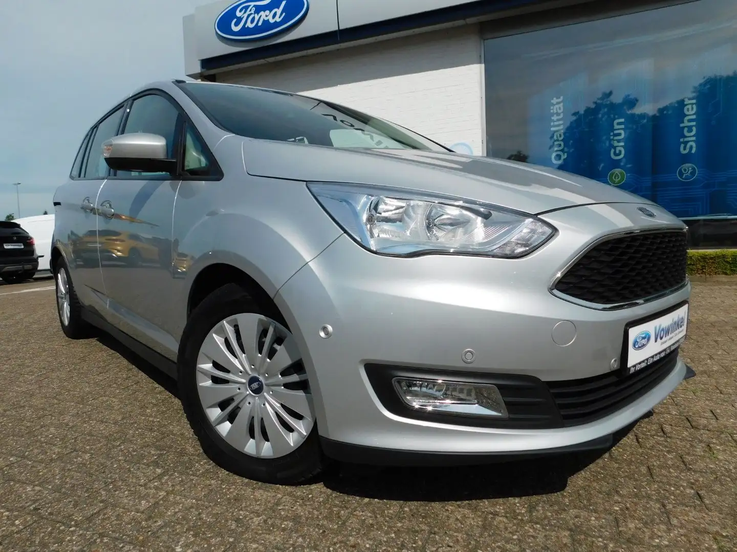 Ford Grand C-Max GRAND C-MAX Cool&Connect EcoBoost+GRA+RFK+ParkAs Argent - 1