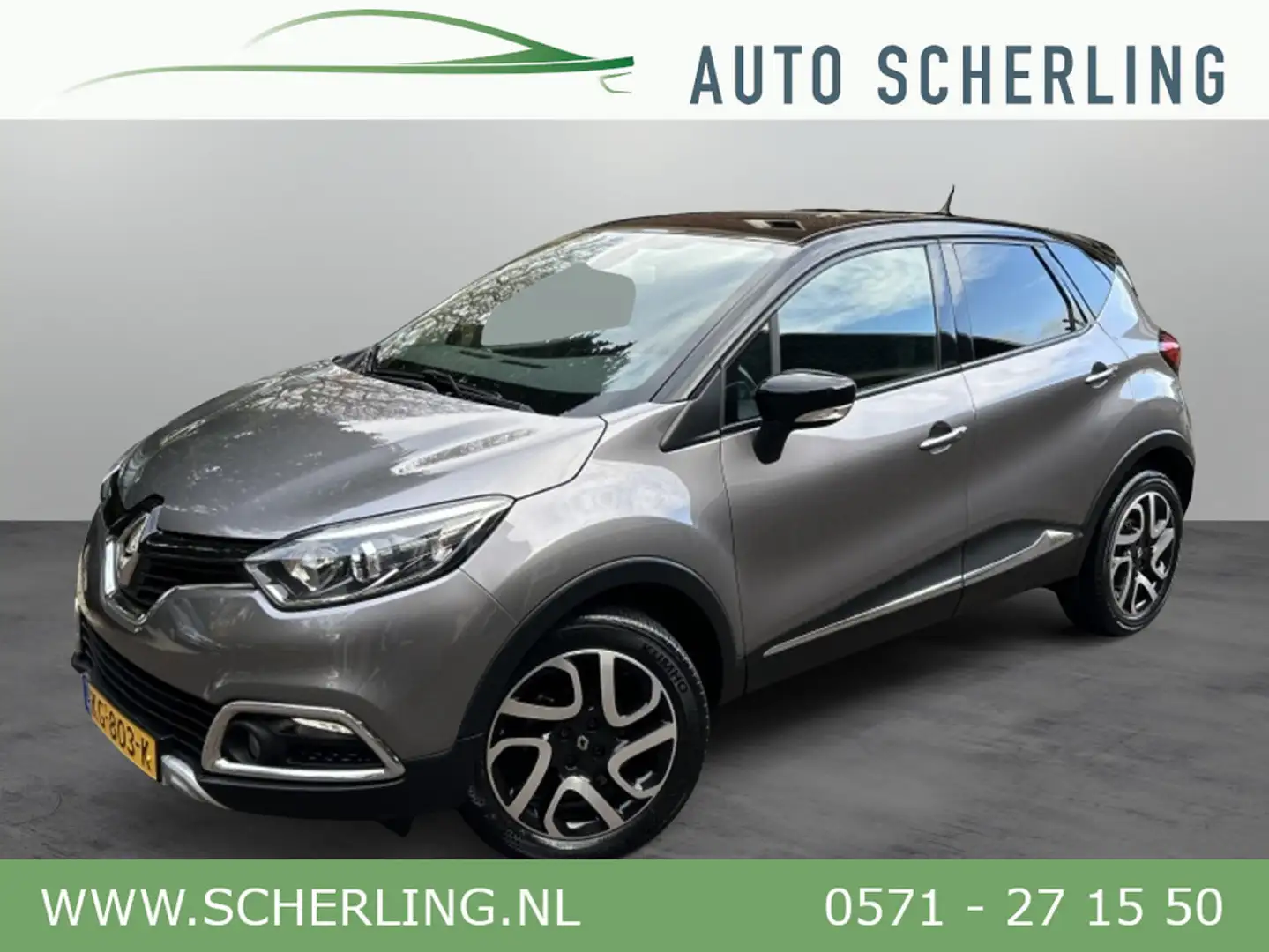 Renault Captur 0.9 TCe Xmod Leder, Camera, Trekhaak, 1e Eigenaar Gris - 1