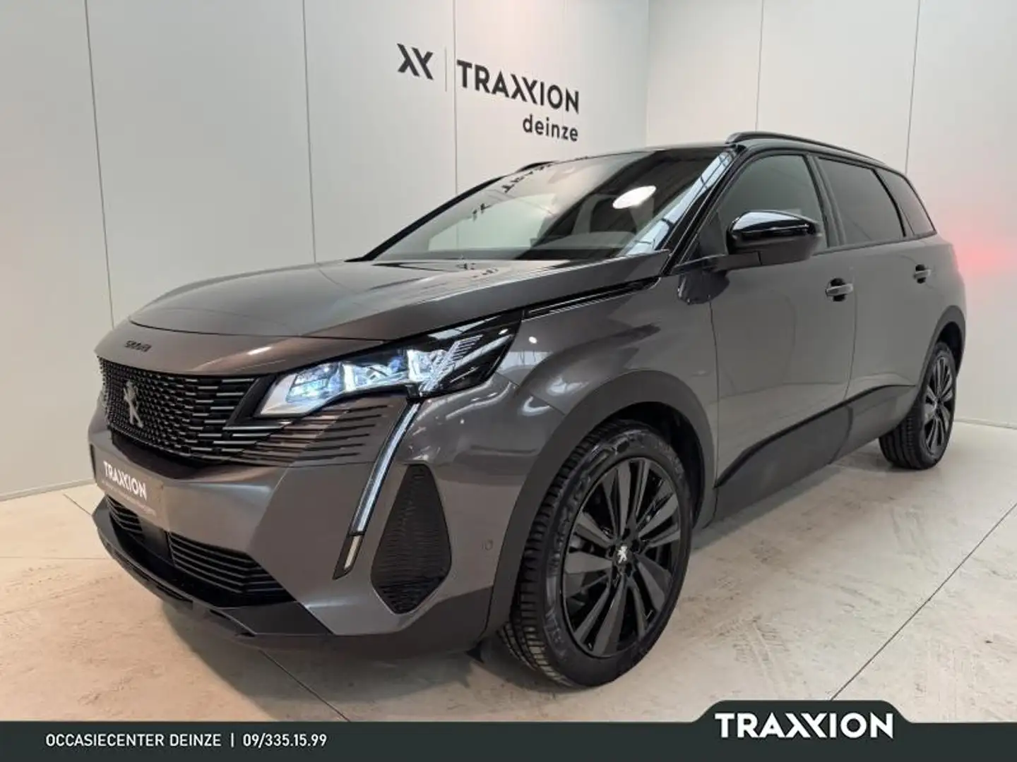 Peugeot 5008 1.2 EAT8 GT ***BLACK-PACK*** 7-zit ***BLACK PACK** Grijs - 1