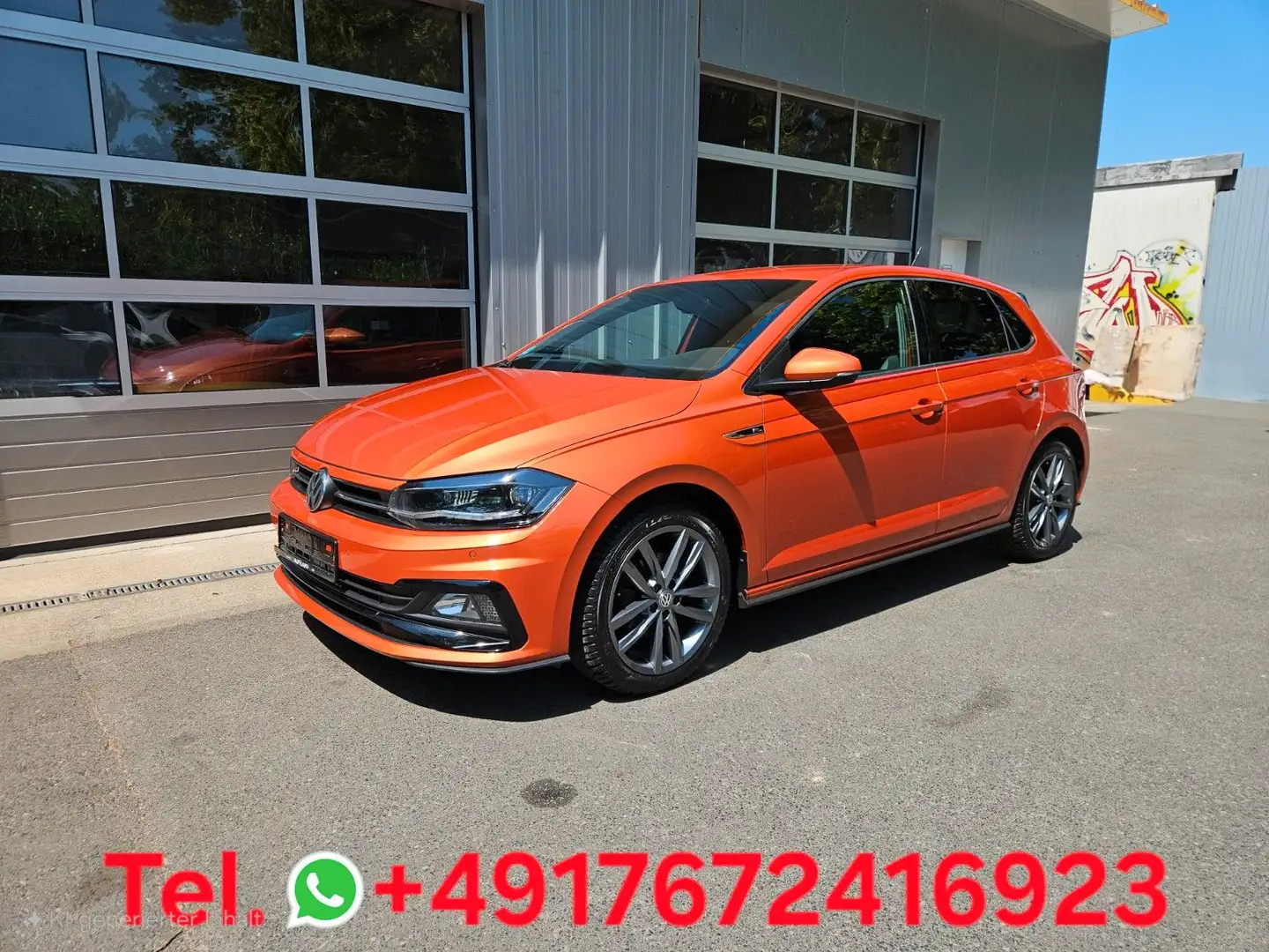 Volkswagen Polo VI Highline R Line LED ACC Navi Ambiente B. Orange - 2