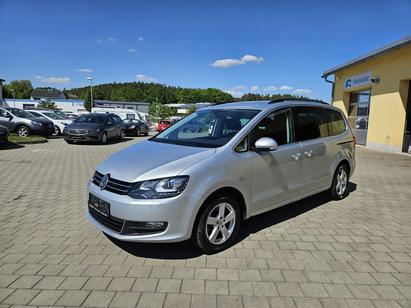 Volkswagen Sharan Comfortline BMT*7Sitzer*Xenon*AHK Argent - 1
