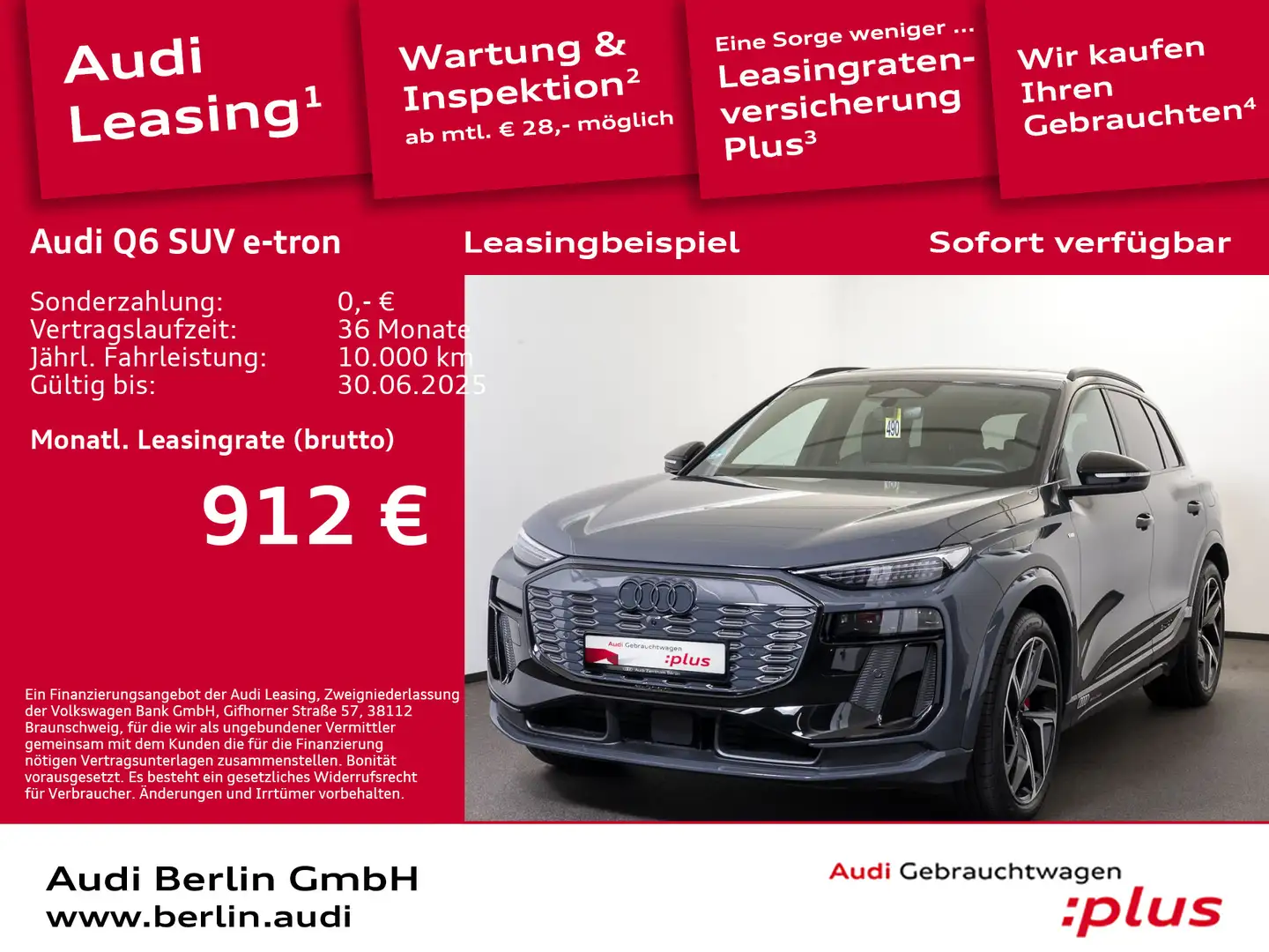 Audi Q6 quattro Grau - 1