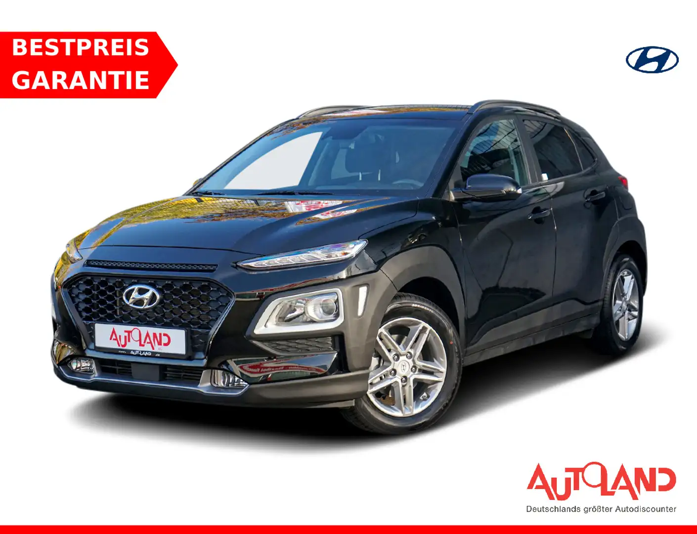 Hyundai KONA 1.0 T-GDI Premium 2WD Klimaaut. Kamera DAB Schwarz - 1