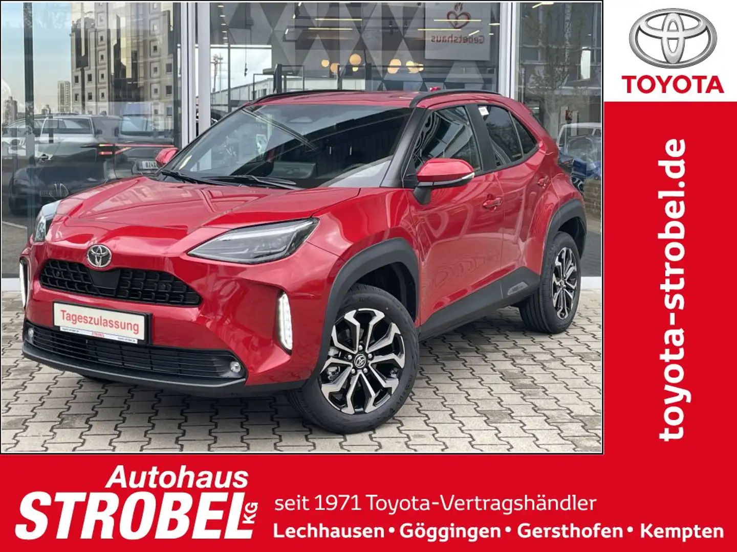Toyota Yaris Cross Hybrid 130 1.5 VVT-i Teamplayer Rot - 1