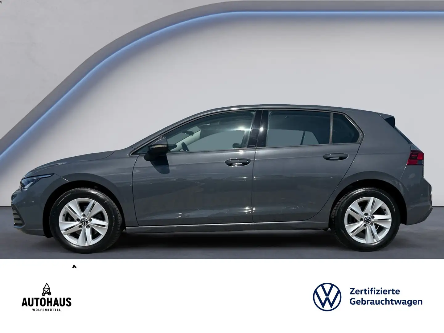 Volkswagen Golf Life 2.0 TDI PANO STANDH Gris - 2