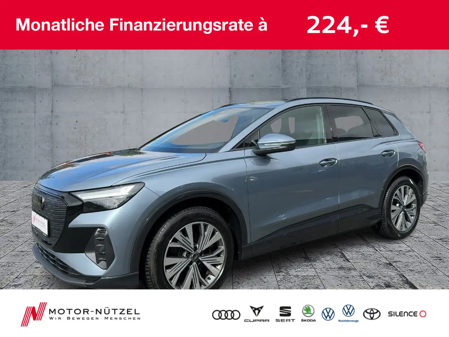 Audi Q4 e-tron 35 ADVANCED LED+NAVI+PDC+SHZ+19"LM Blauw - 1