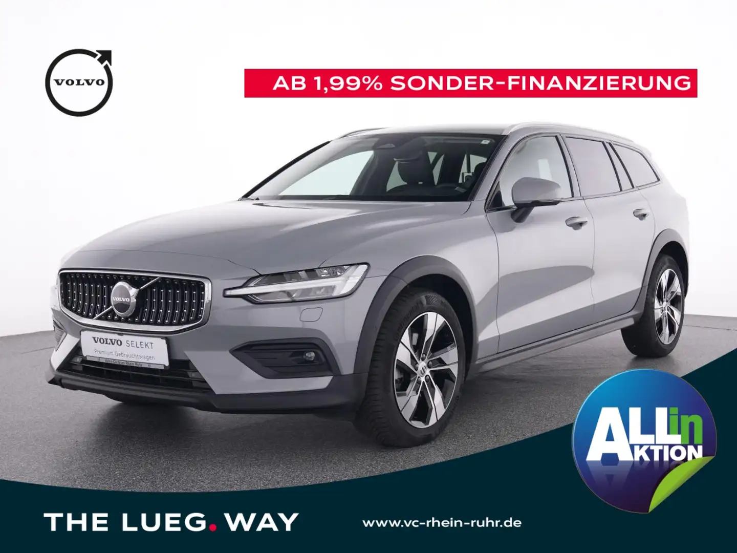 Volvo V60 Cross Country B4 D AWD Plus FAP+LP+WP+SKP-PAP+ Grau - 1