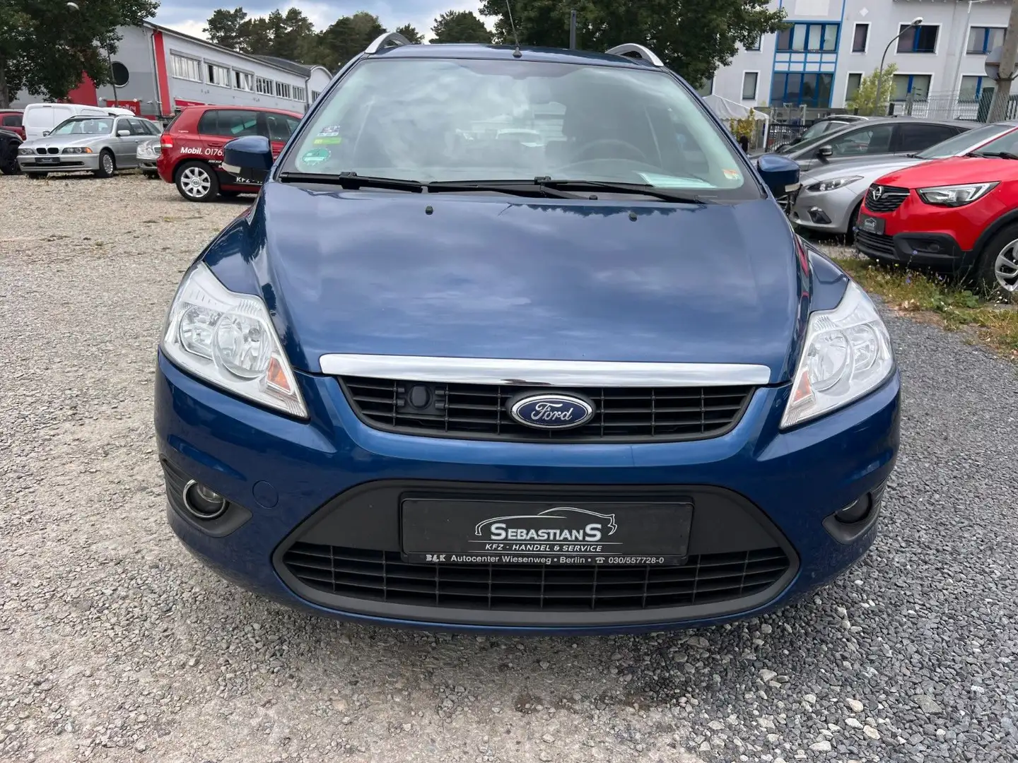 Ford Focus 1,8 Ghia Turnier Klima Blauw - 2
