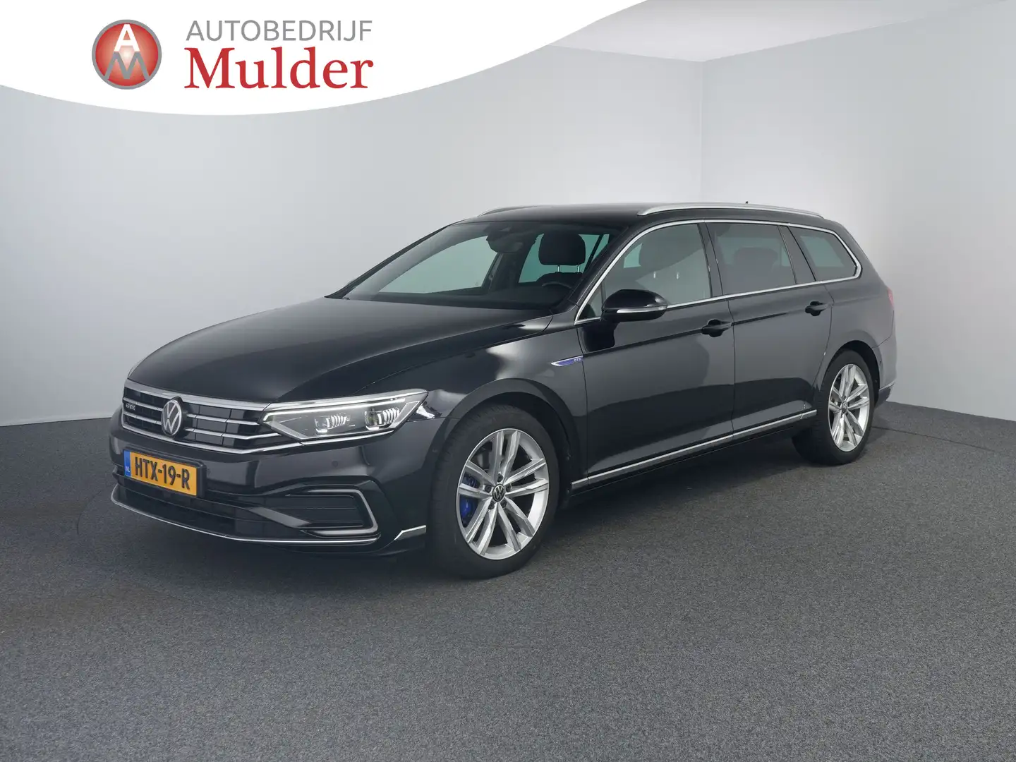 Volkswagen Passat Variant 1.4 TSI PHEV GTE Business | Leer | Matrix | Zwenkh Zwart - 1