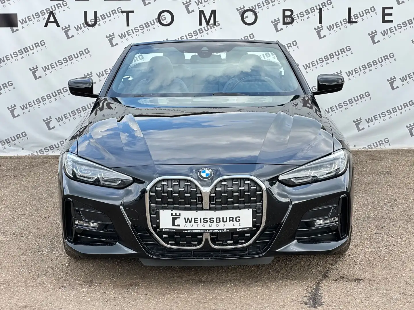 BMW 420 i Cabrio M Sport AAC|ACC|NAV|LASER|CAM|LHZ Schwarz - 2