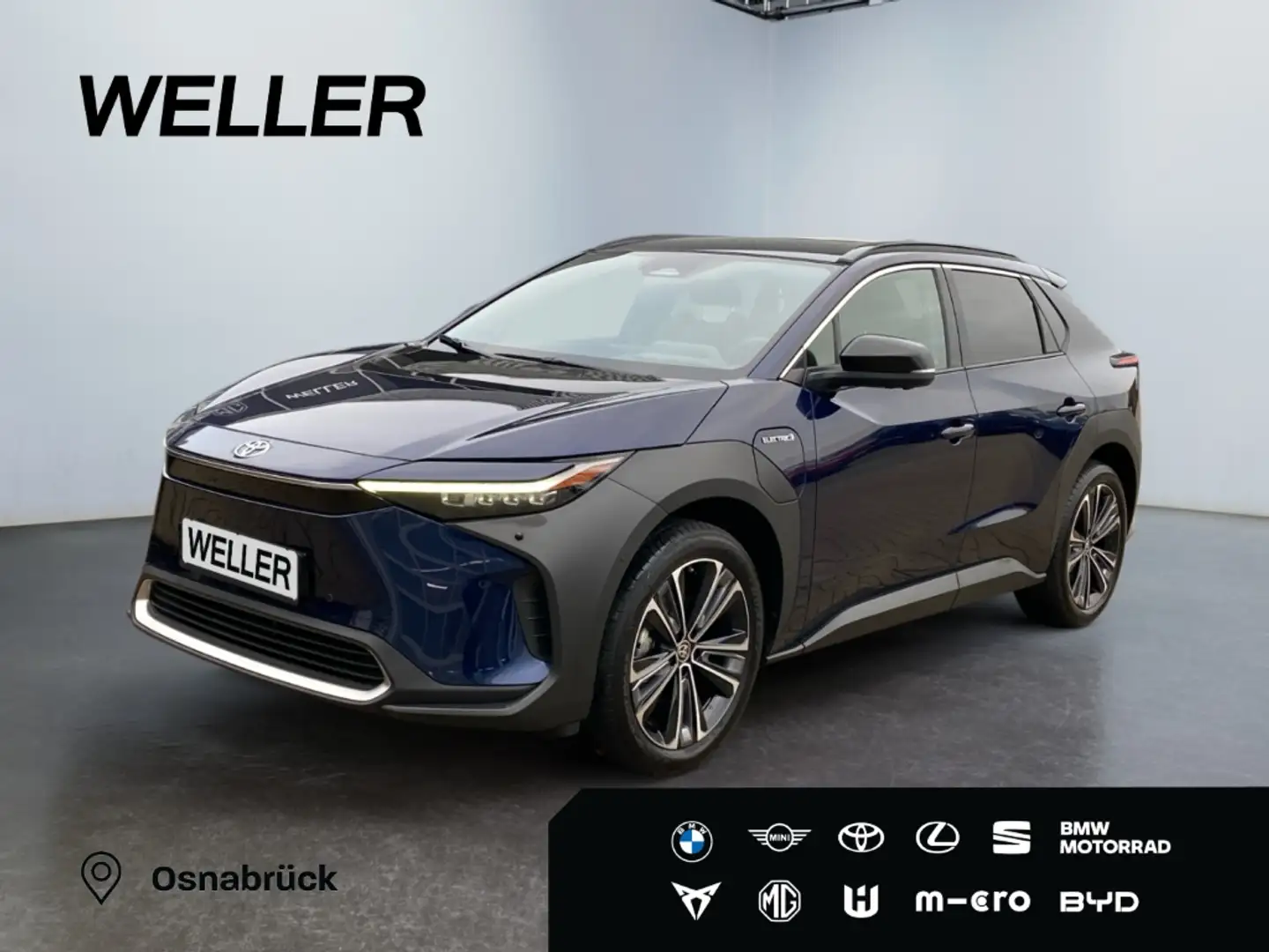 Toyota bZ4X *Comfort & Technik Paket*Wärmepumpe*360°*JBL* Blau - 1