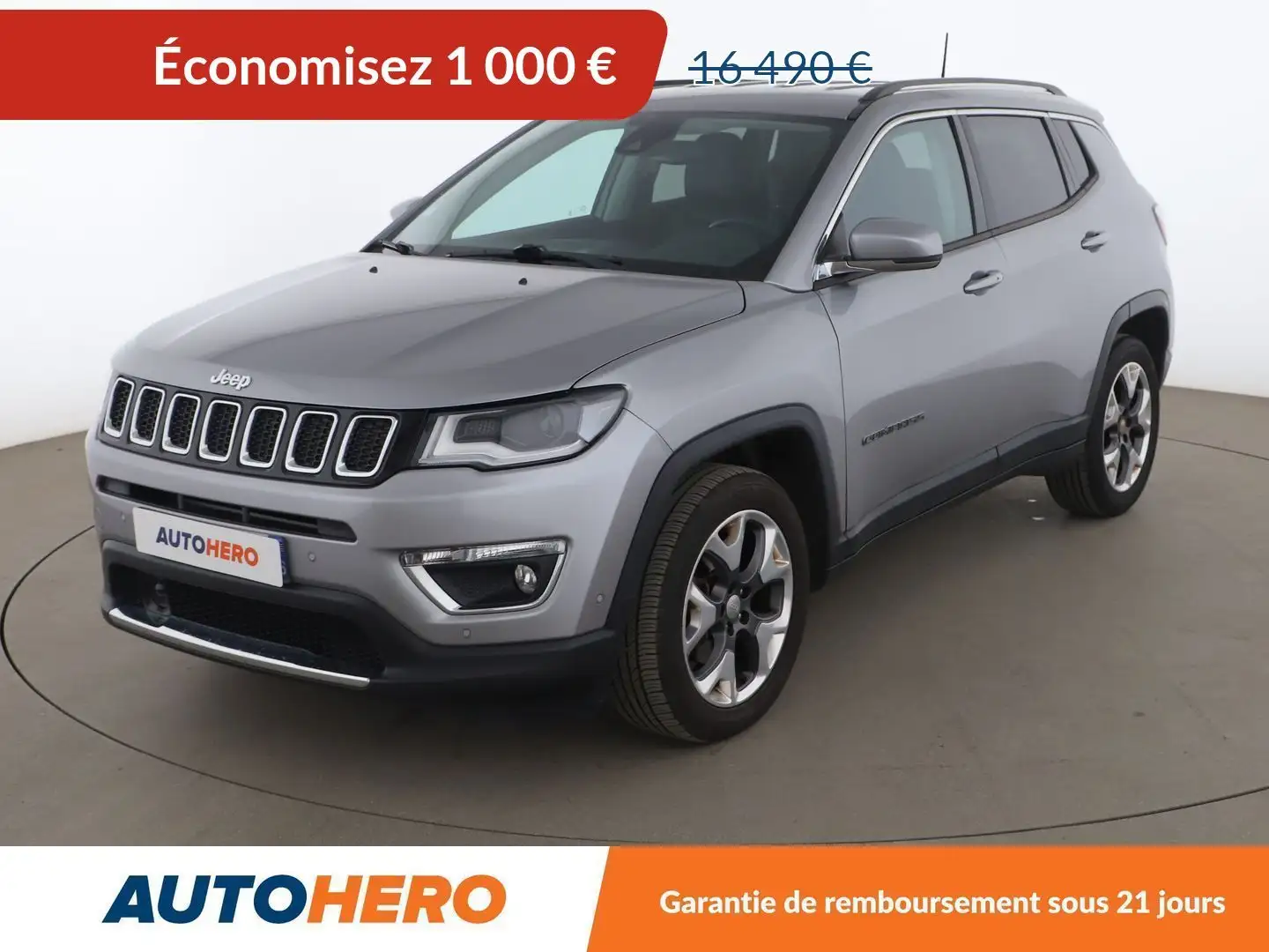 Jeep Compass 1.6 MJet Limited Gris - 1