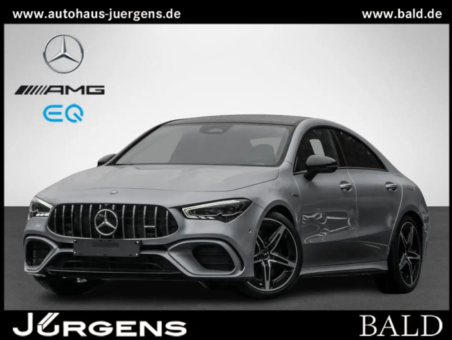 Mercedes-Benz CLA 45 AMG S 4M+ Pano/Night/360/Burm/Memo/Distr Silber - 1