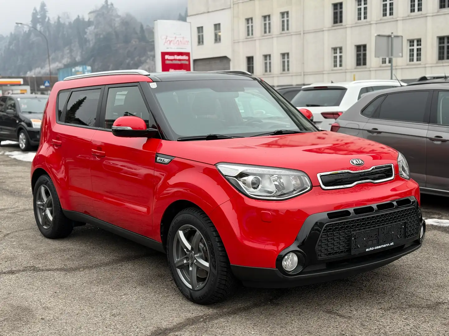 Kia Soul 1.6 CRDi 1.Bes Panorama TOP Ausstattung TÜV NEU Rot - 1
