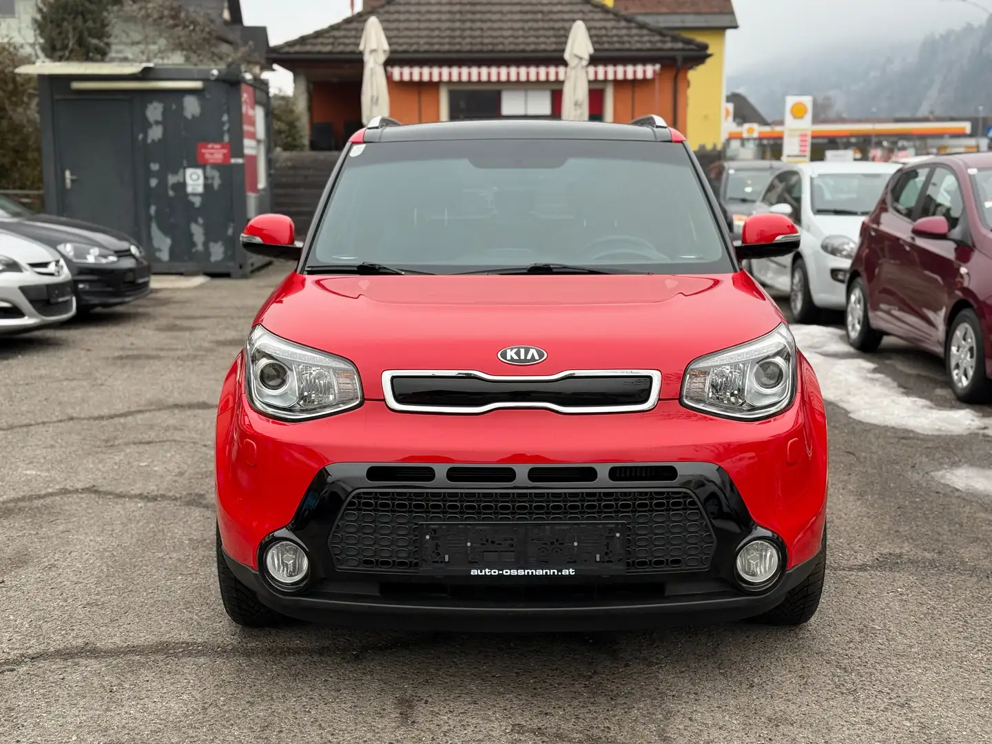 Kia Soul 1.6 CRDi 1.Bes Panorama TOP Ausstattung TÜV NEU Rot - 2