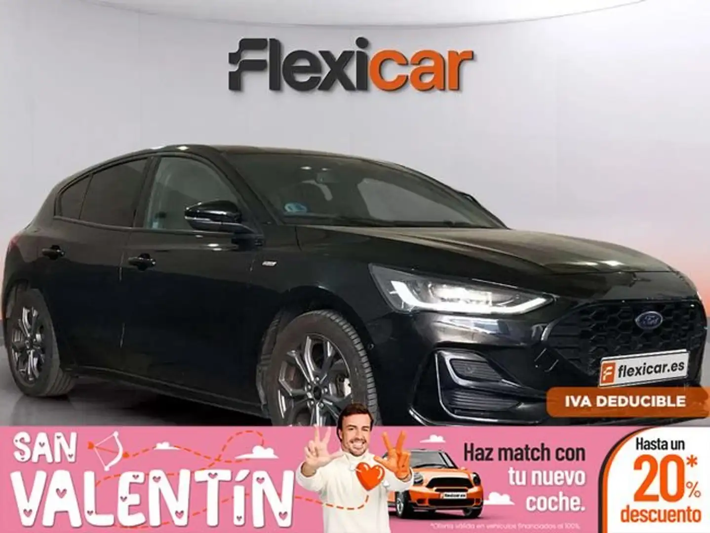 Ford Focus 1.0+Ecoboost+MHEV+92kW+ST-Line+Auto Noir - 1