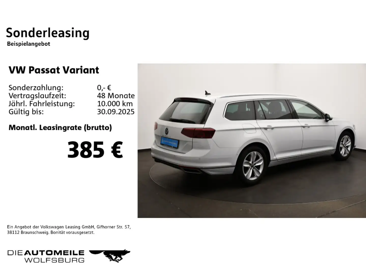 Volkswagen Passat Variant 2.0 TDI DSG Elegance Matrix/Stand Weiß - 2