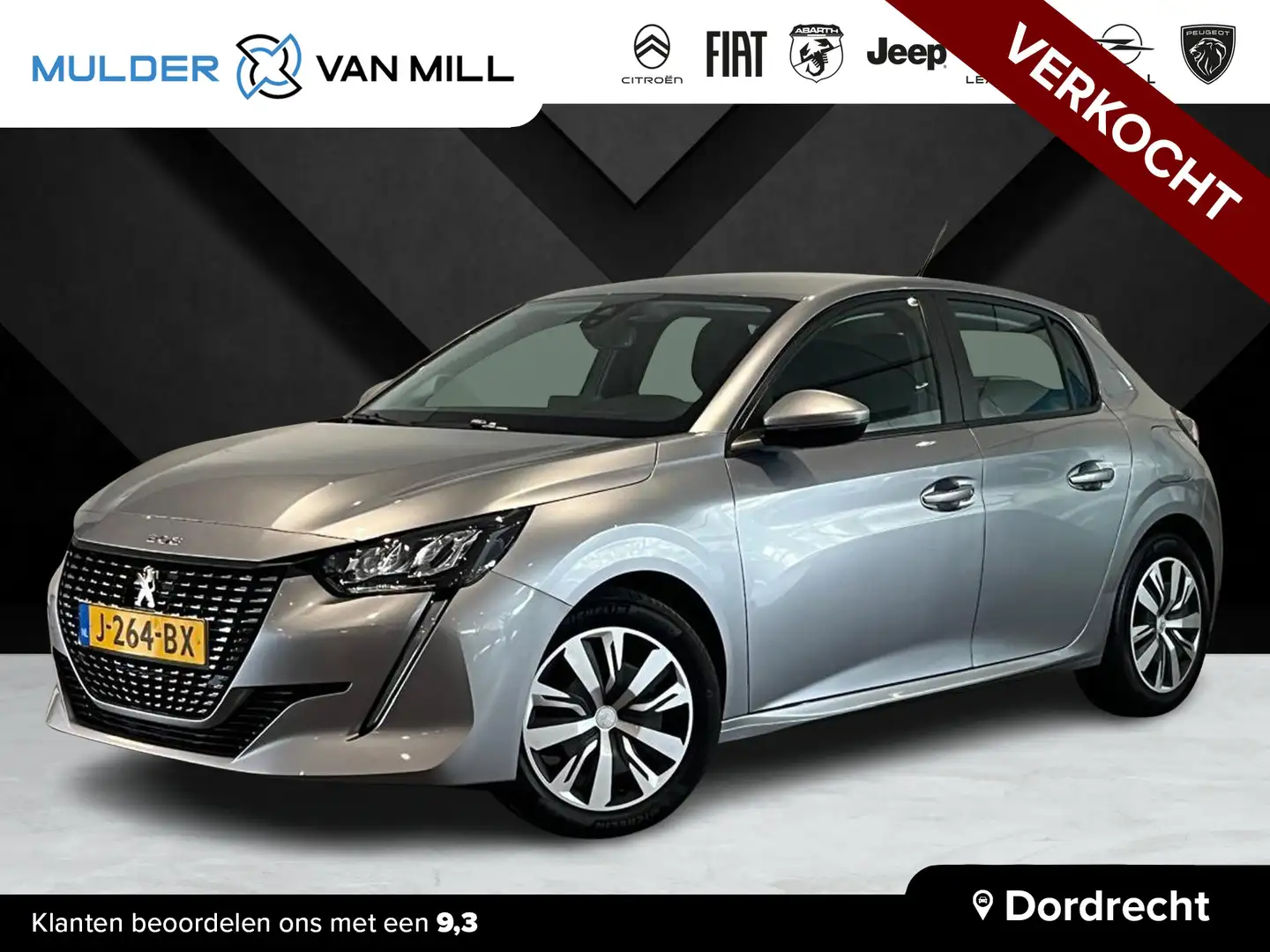 Peugeot 208 Blue Lease Active 1.2 75pk | NAVI | UNIEKE KM-STAN Grijs - 1
