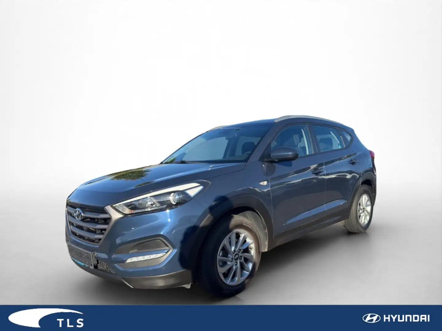 Hyundai TUCSON Go + 2WD 1.6 Navi Alarm Temp Tel.-Vorb. PDC Bergan Blau - 1