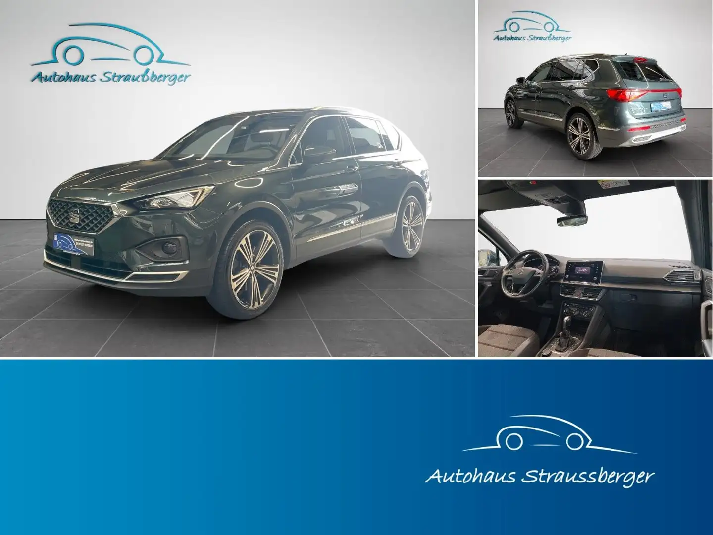 SEAT Tarraco Xcellence 4Drive STHZ Pano AHK RFK ACC Grün - 1