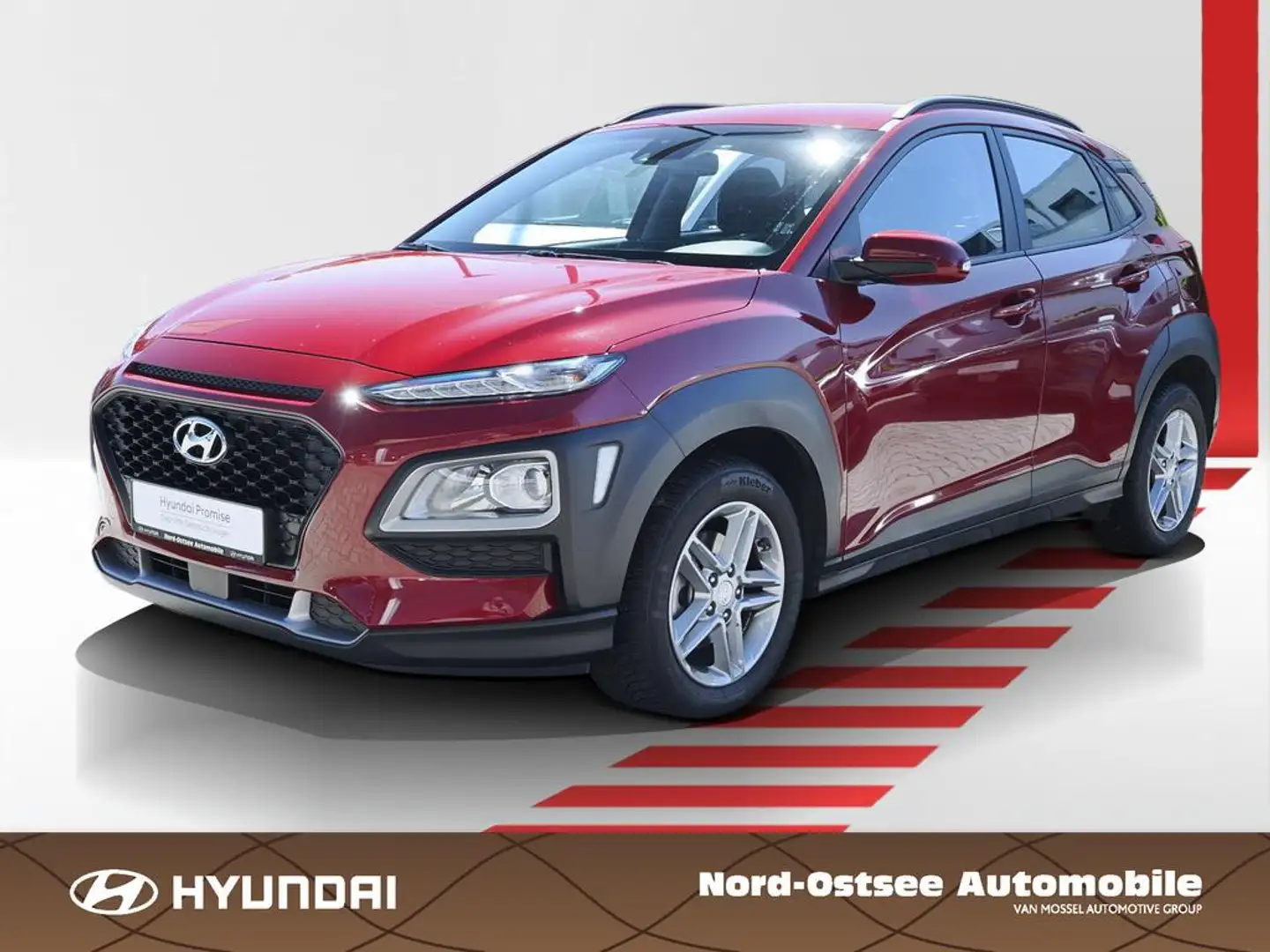 Hyundai KONA Trend 2WD Klima Kamera PDC Tempo SHZ AHK Rouge - 1