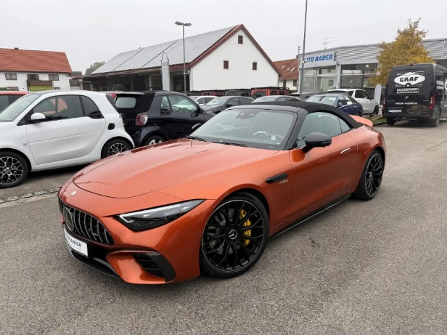 Mercedes-Benz SL 43 AMG Premium+ Dynamic+ Carbon V8 NP181tsd. Arancione - 2