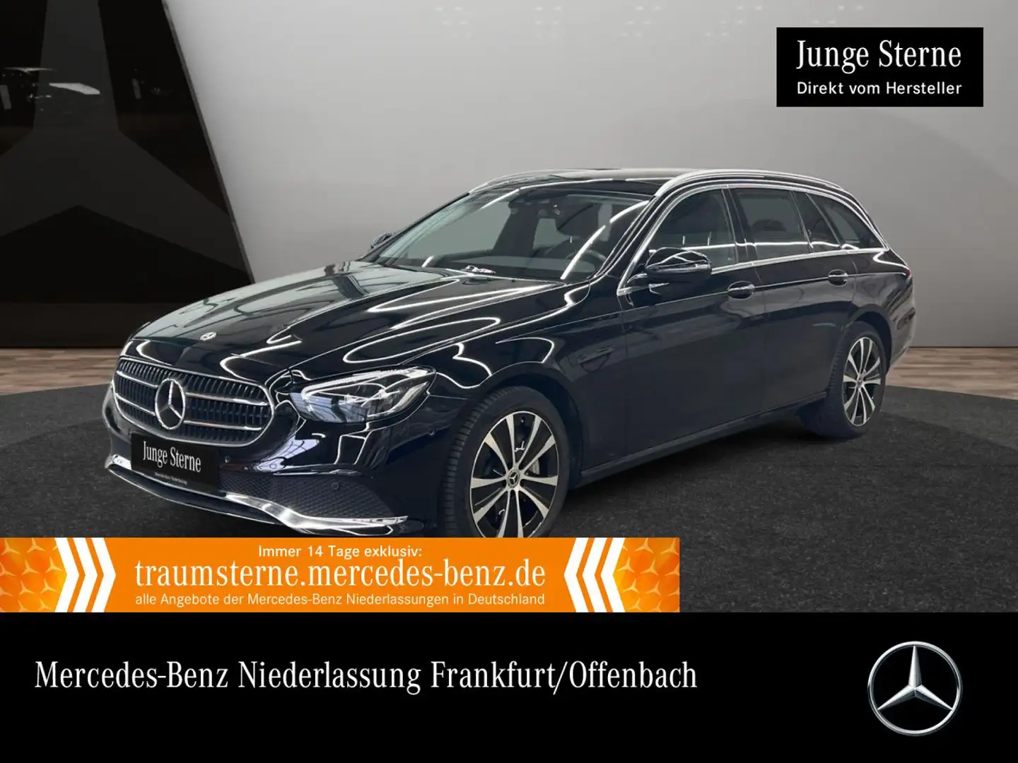 Mercedes-Benz E 300 de T AVANTG+PANO+AHK+LED+FAHRASS+KAMERA+9G Schwarz - 1