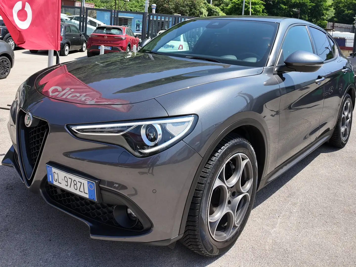 Alfa Romeo Stelvio Stelvio 2.2 t Sprint Q4 190cv auto Gris - 2