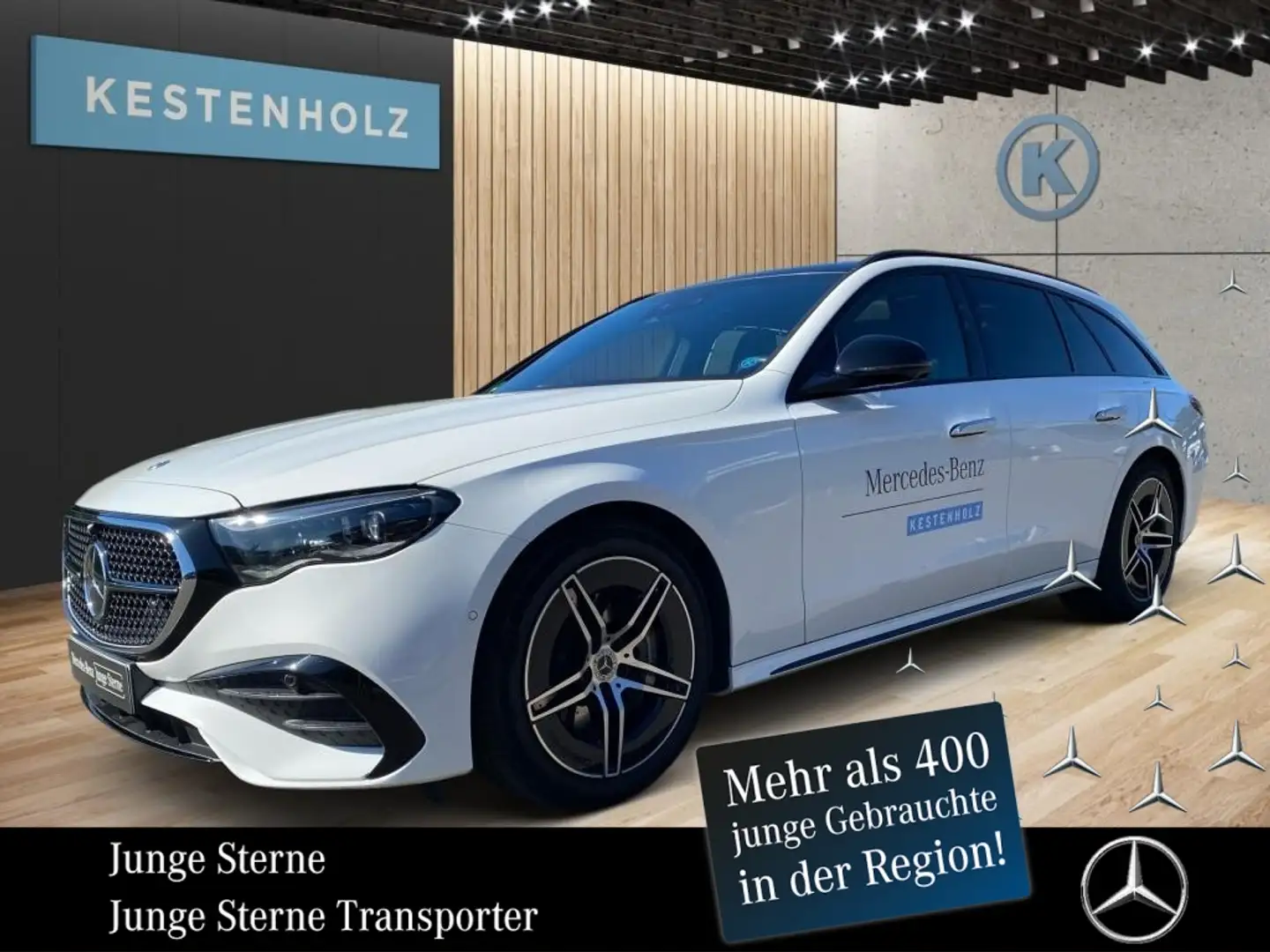 Mercedes-Benz E 300 de 4M T **AMG*NIGHT*MEMORY*MBUX*PANO*SHZ** Bianco - 1