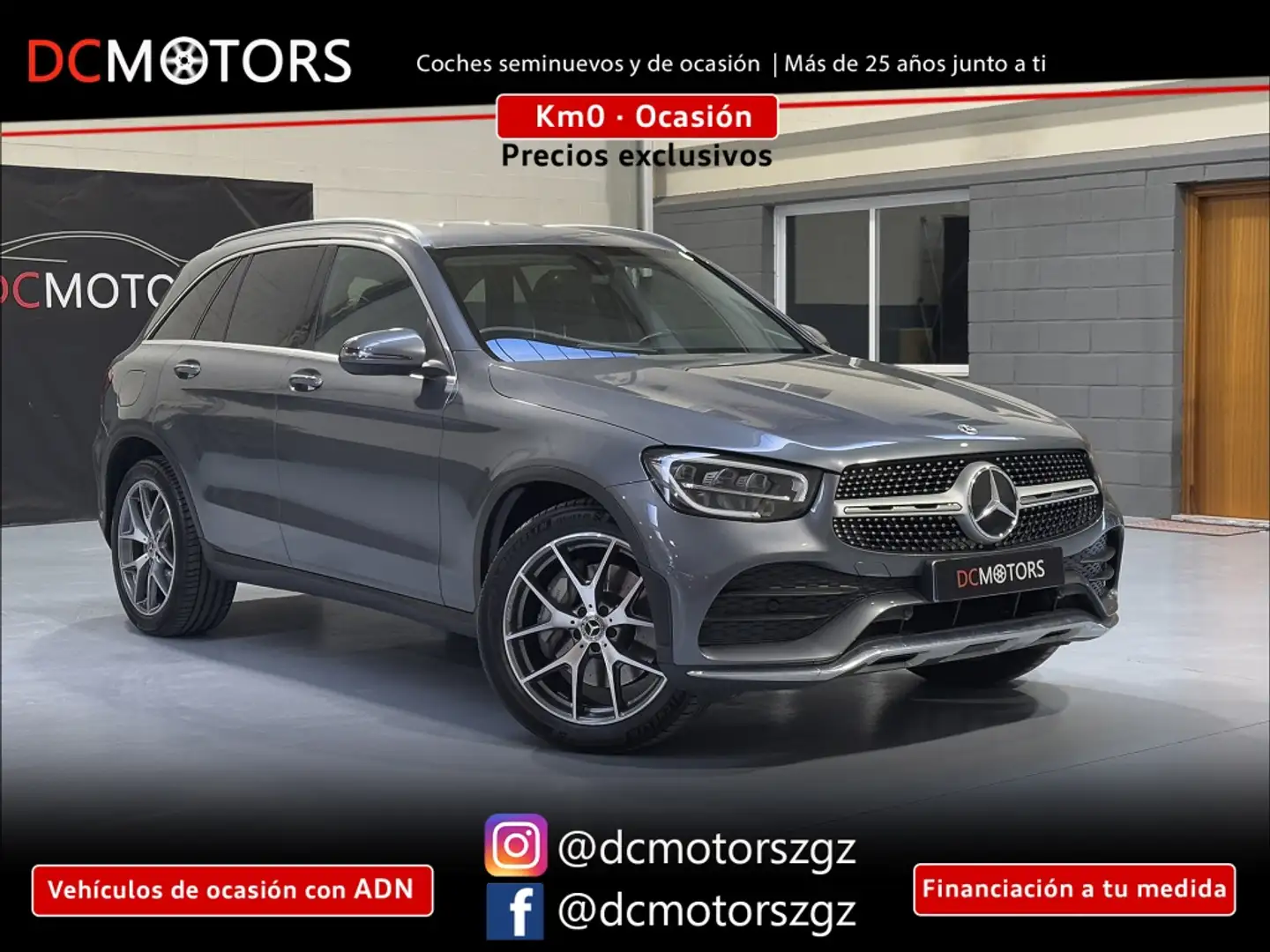 Mercedes-Benz GLC 220 220d 4Matic 9G-Tronic Gris - 1